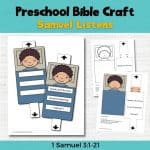 Sunday School Craft for Samuel Listens to God - Bible Crafts and Activities