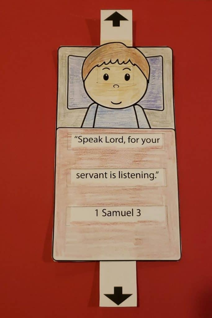 Printable Samuel Listens To God Craft