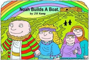 Noah Builds A Boat