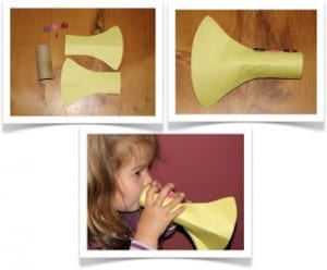 trumpet craft for sunday school