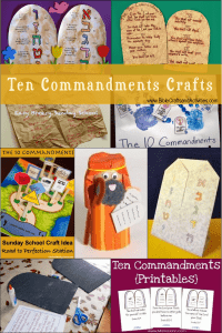 Craft Ideas for the 10 Commandments