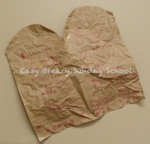 10 Commandments from Brown Paper Sack