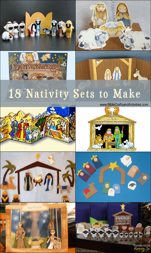 18 Nativity Sets to Make - Bible Crafts and Activities