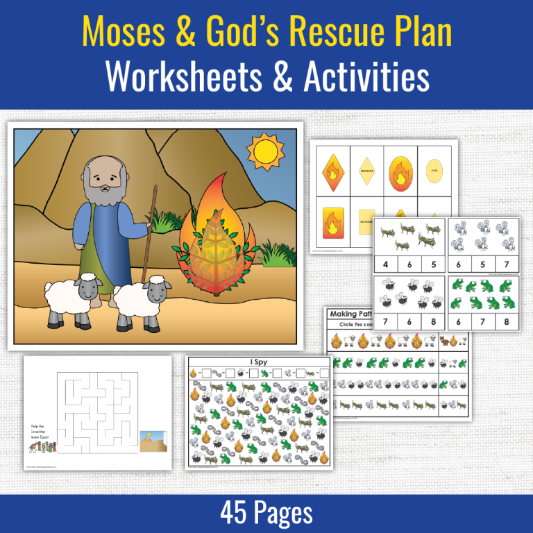 Crafts For Moses And The Burning Bush Bible Crafts And Activities