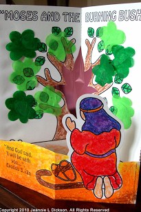 Crafts for Moses and the Burning Bush - Bible Crafts and Activities