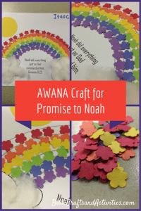 AWANA Craft for Promise to Noah