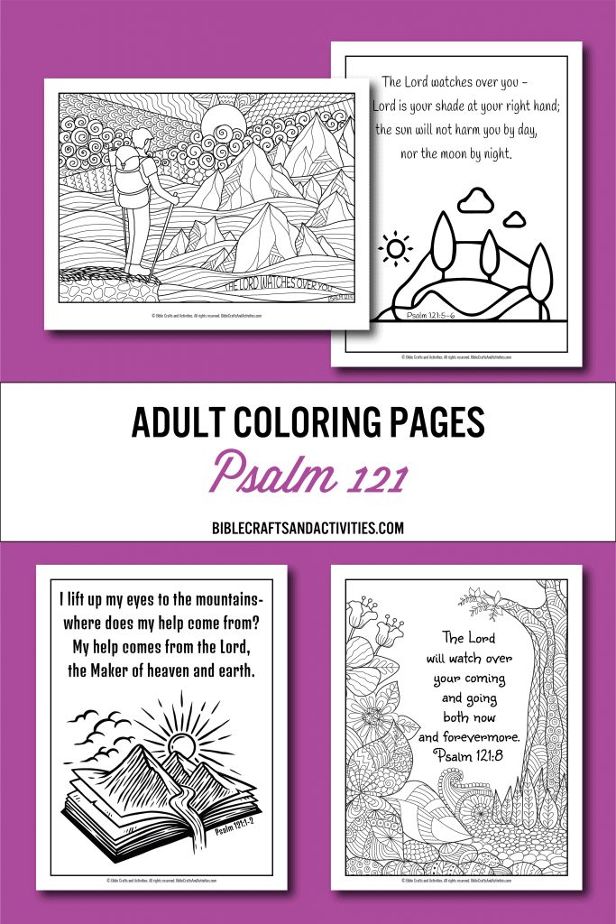 Creative Bible Study Psalm 121 Bible Crafts And Activities