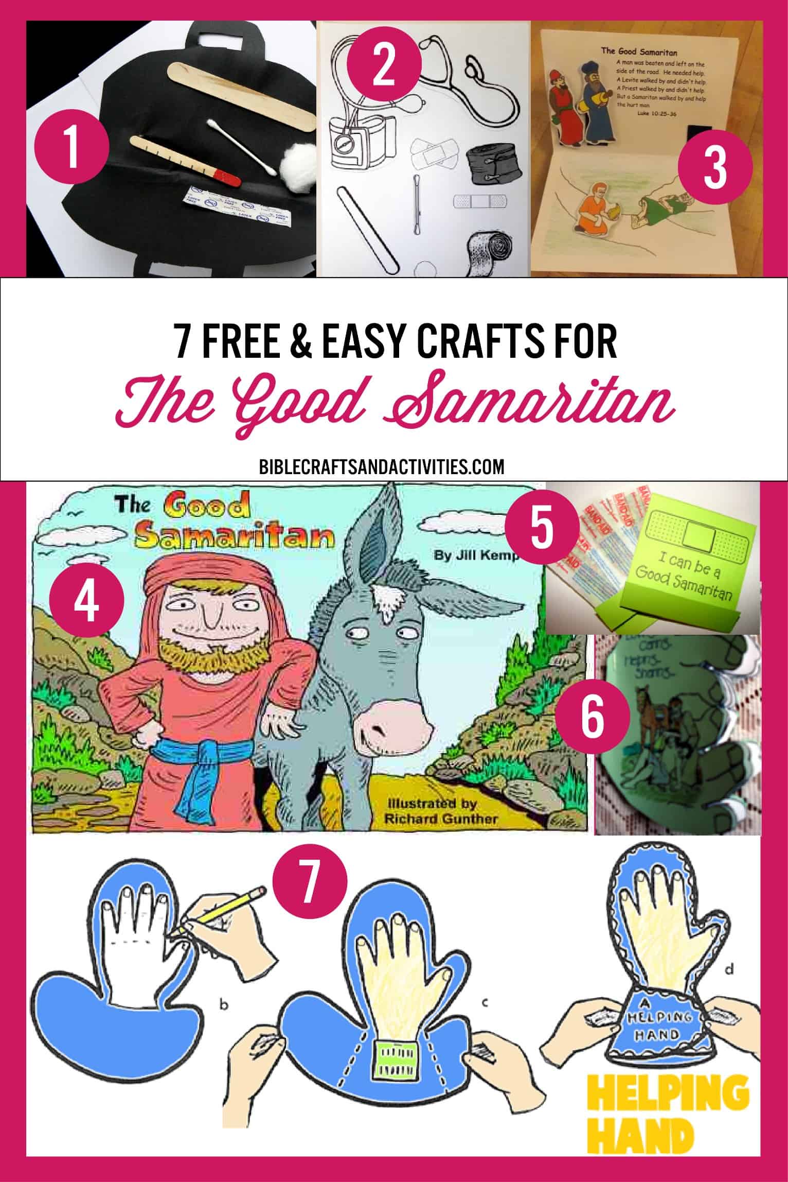 Pinterest easy crafts good samaritan Bible Crafts And Activities