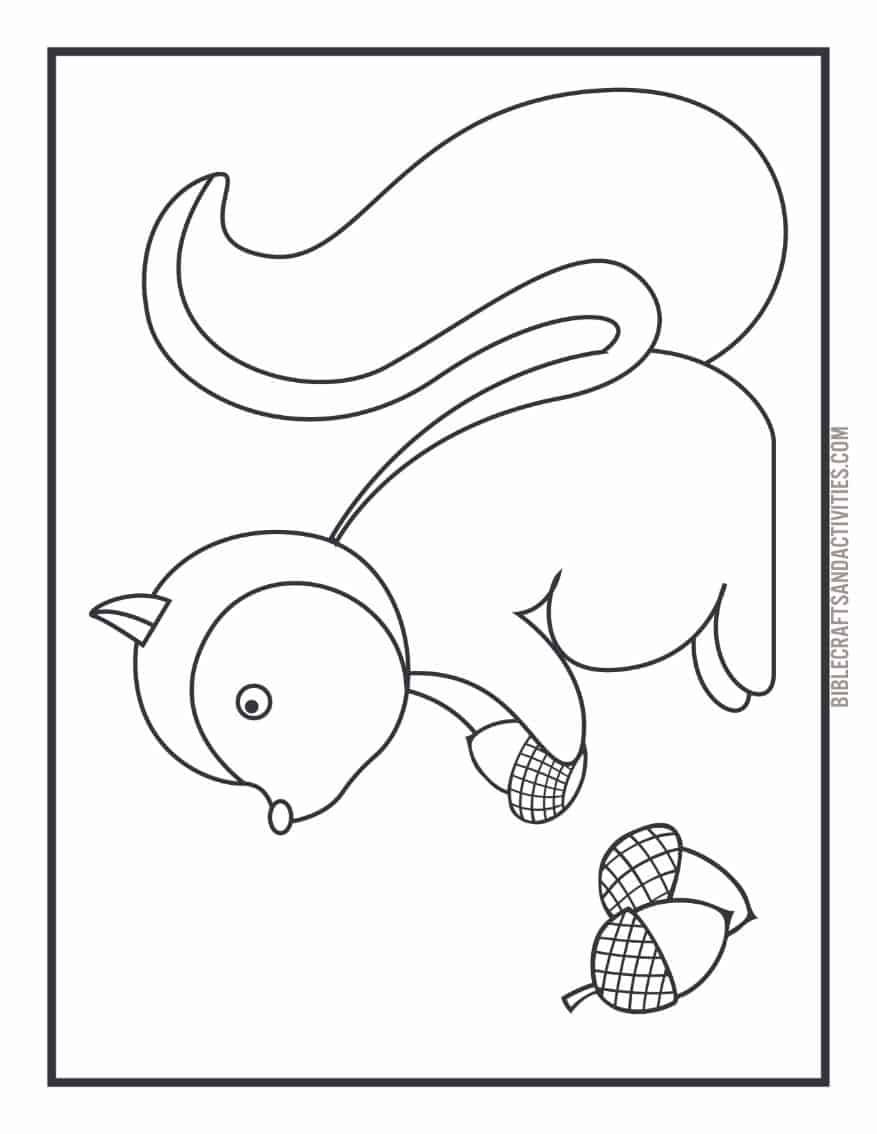 fall coloring pages-13 - Bible Crafts and Activities