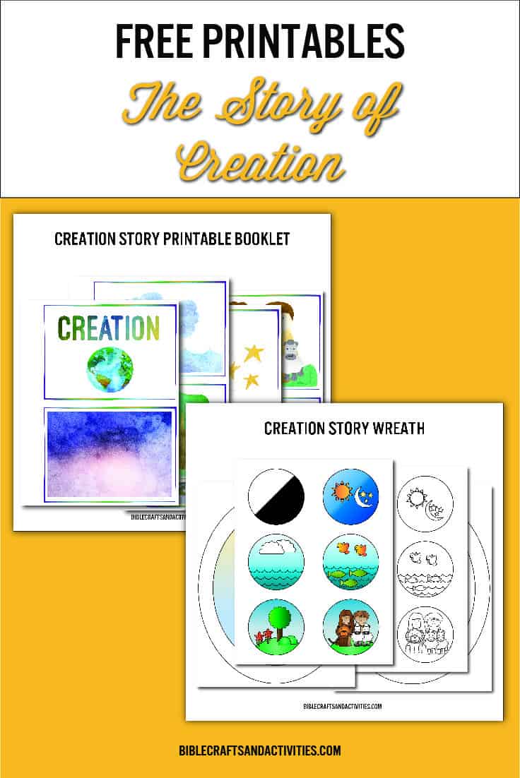 Days Of Creation Crafts And Printables Bible Crafts And Activities