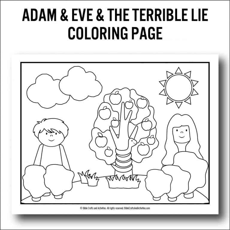 Adam and Eve Crafts and Printables - Bible Crafts and Activities