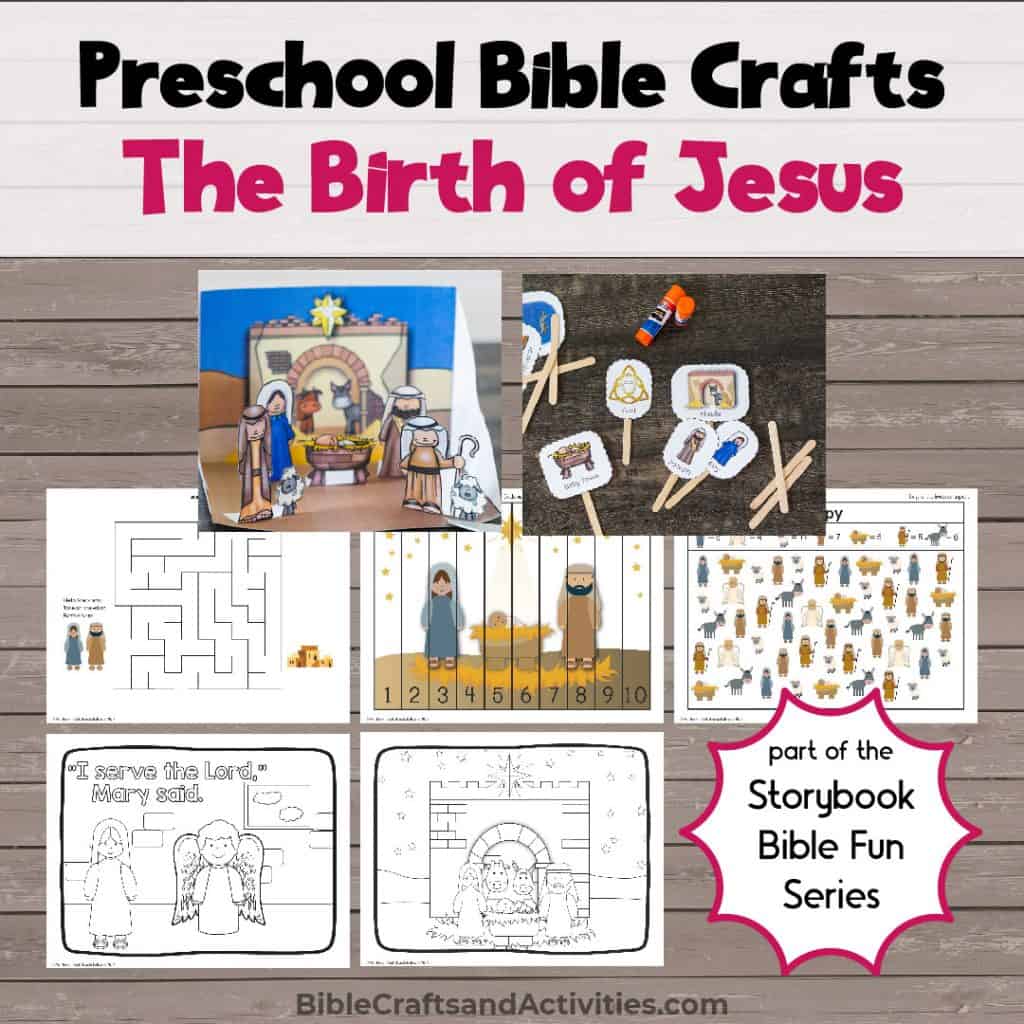 preschool bible crafts for the birth of jesus