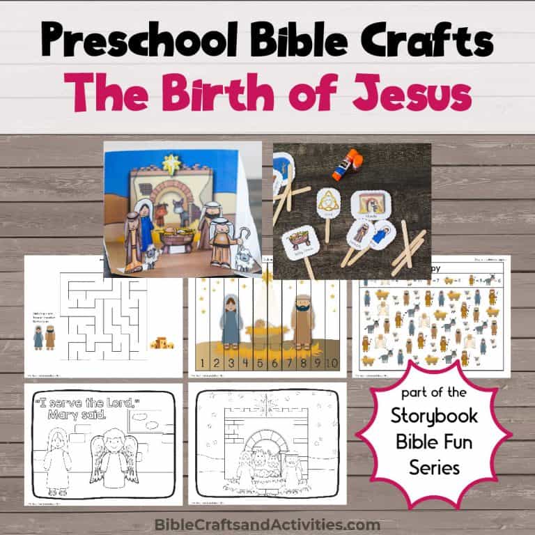 The Nativity Preschool Crafts and Printables - Bible Crafts and Activities