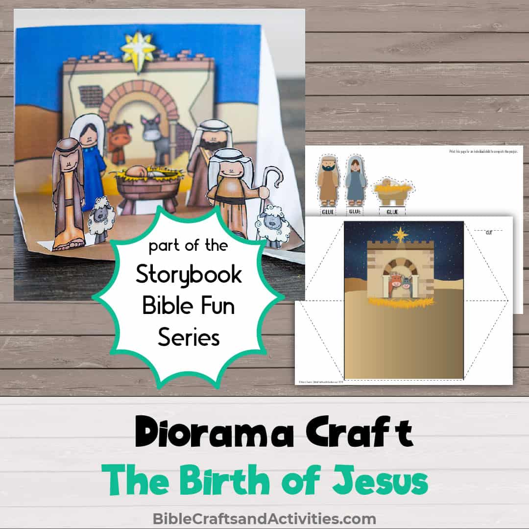 diorama craft for the nativity story