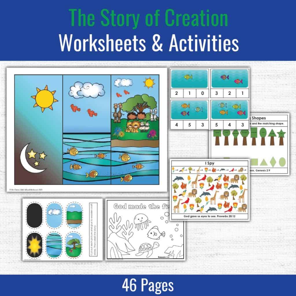 creation story preschool activities