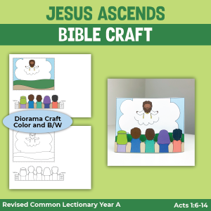 craft for Jesus Ascends in Acts 1:6-14