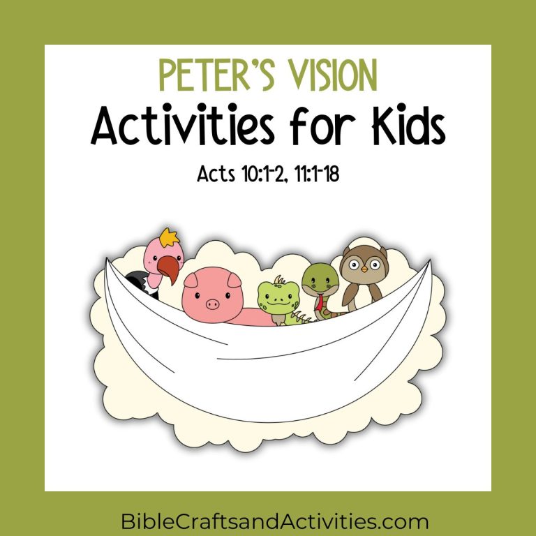 peter's vision activities for kids