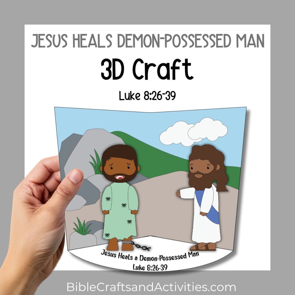 Jesus Heals Demon-Possessed Man Craft