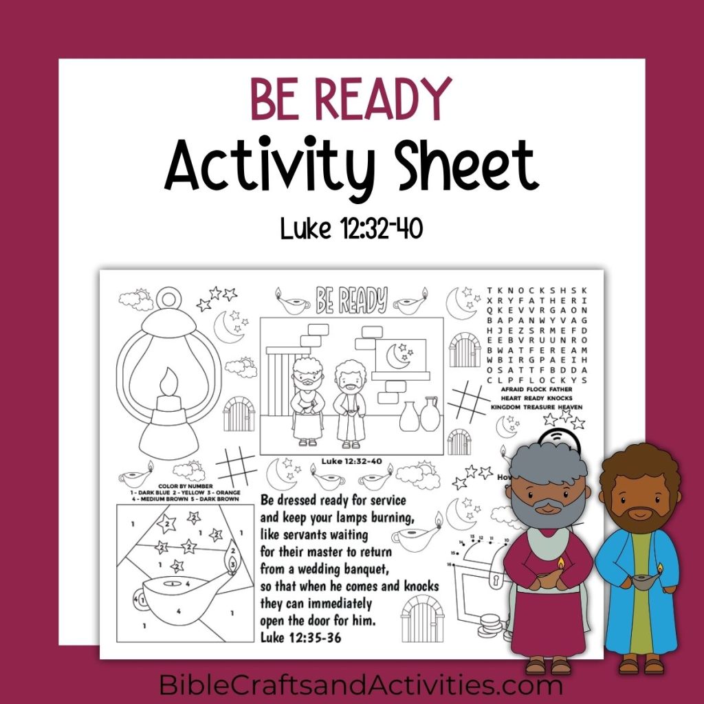 be ready activity sheet