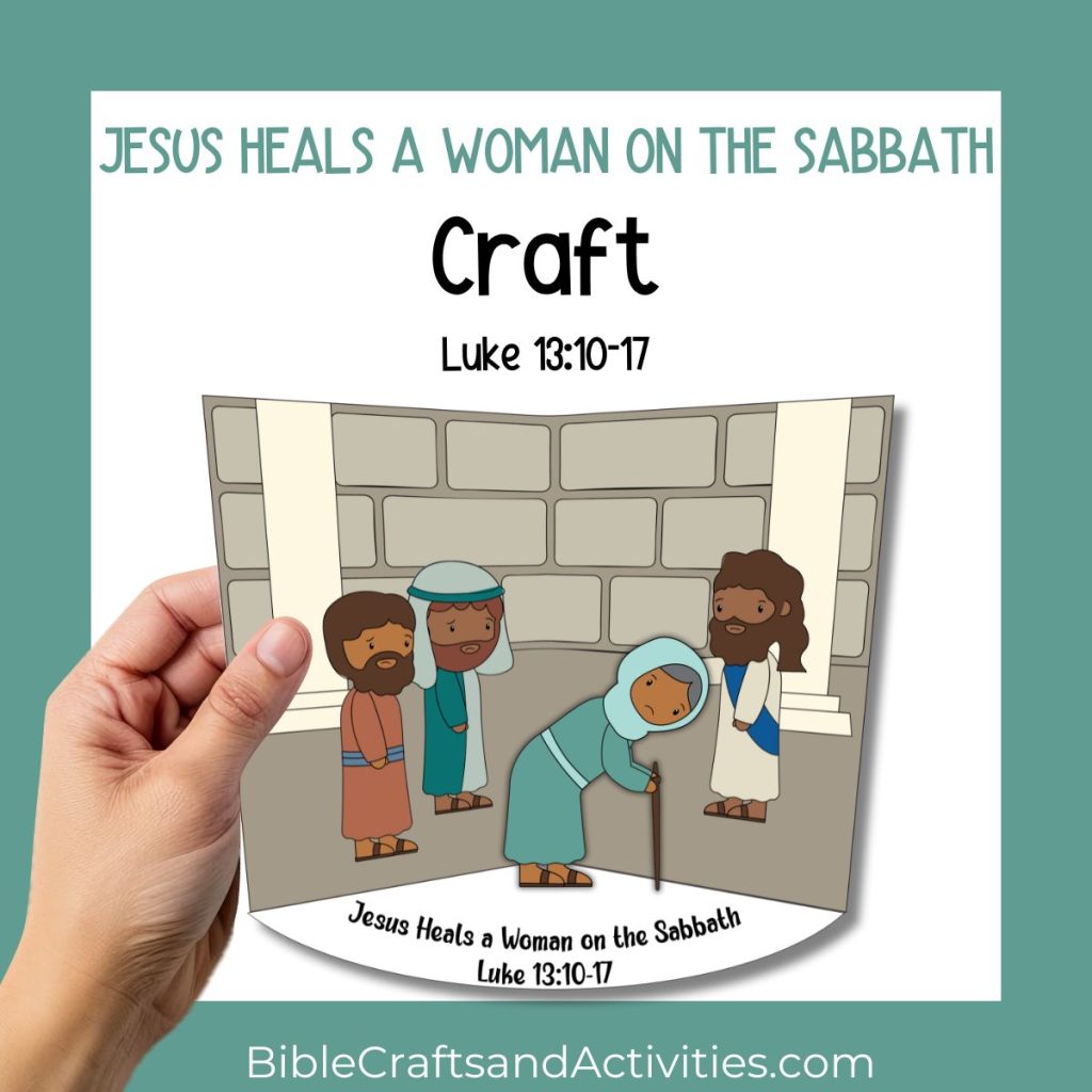 jesus heals a woman on the sabbath craft