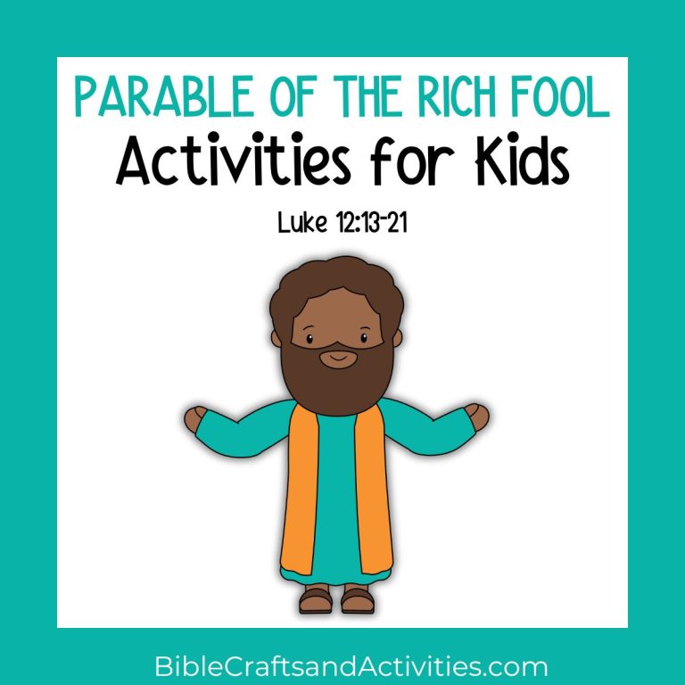 parable of the rich fool activities for kids