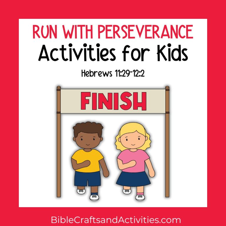 run with perseverance activities for kids